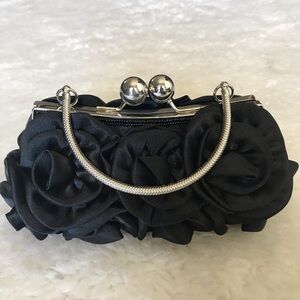 Women’s Satin Rose Small Evening Bag